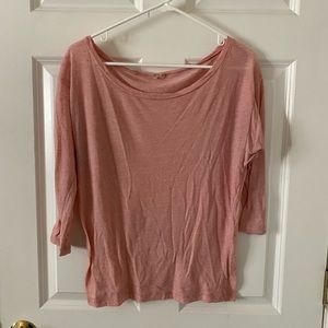 Off the shoulder 3/4 length top